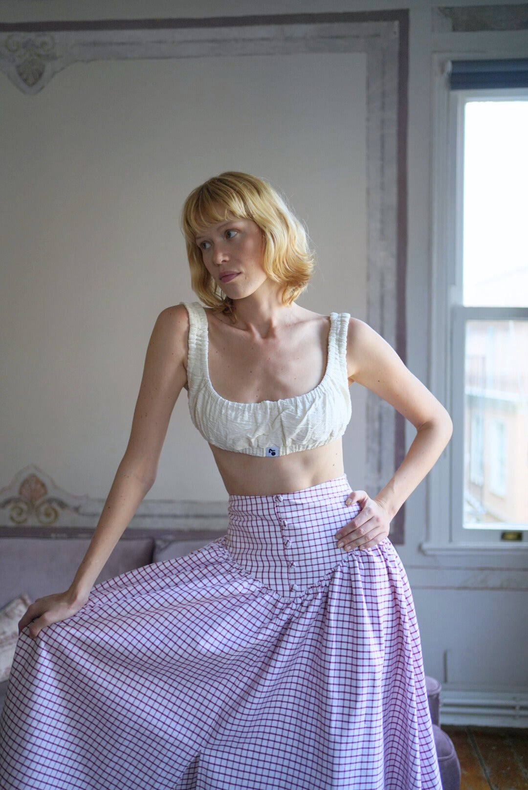 Dani Skirt - Red Check