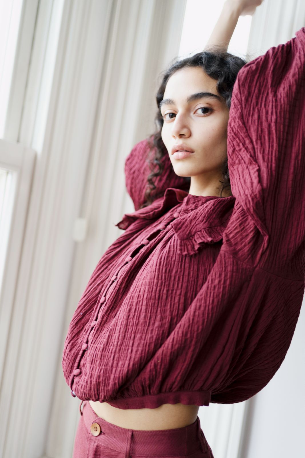 Juliet Top - Burgundy