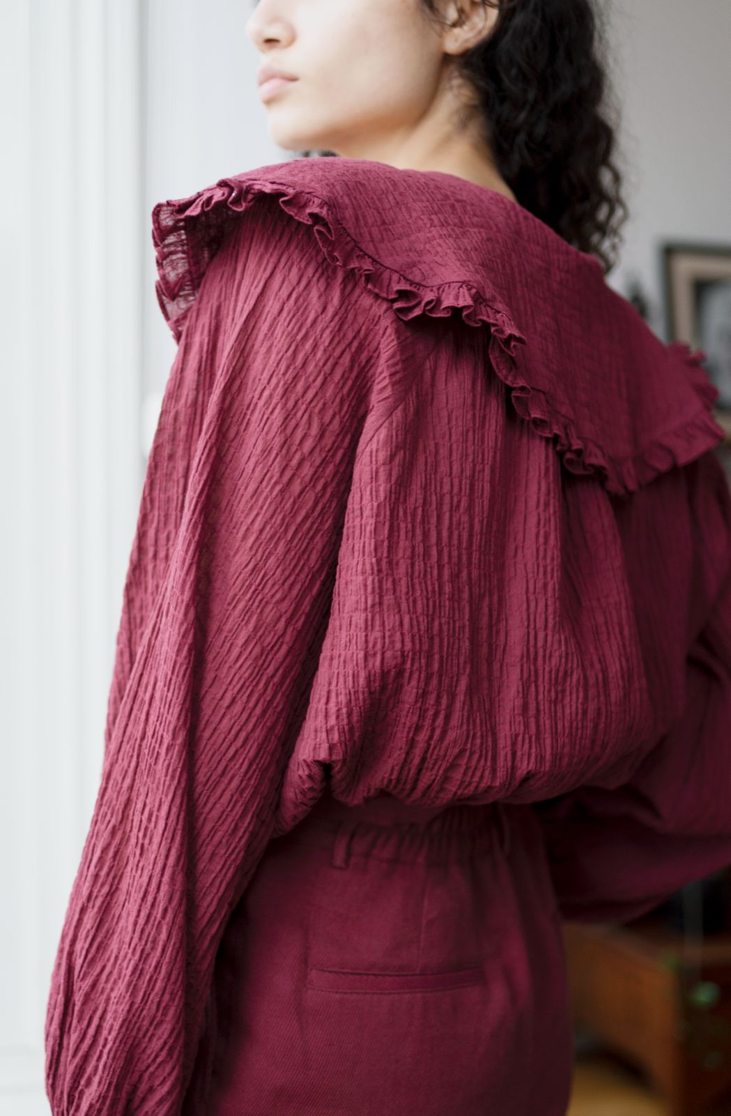 Juliet Top - Burgundy