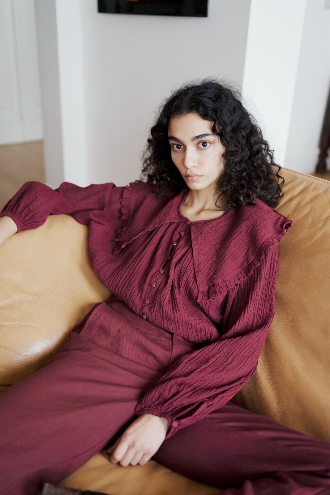 Juliet Top - Burgundy
