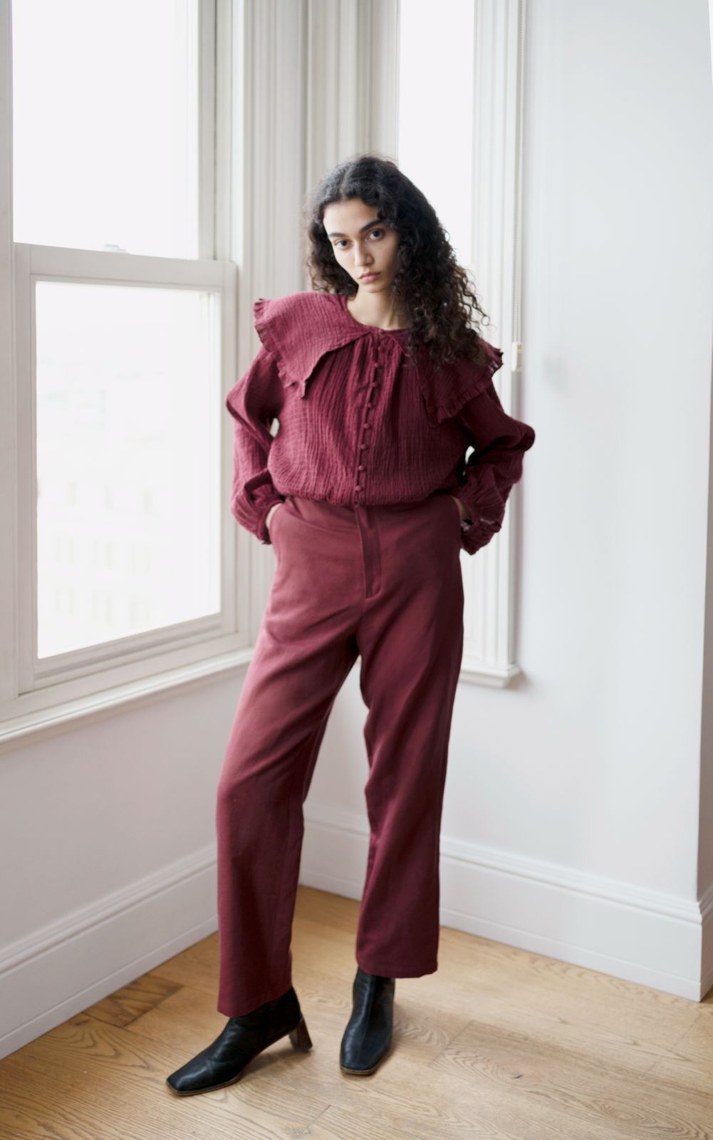 Juliet Top - Burgundy