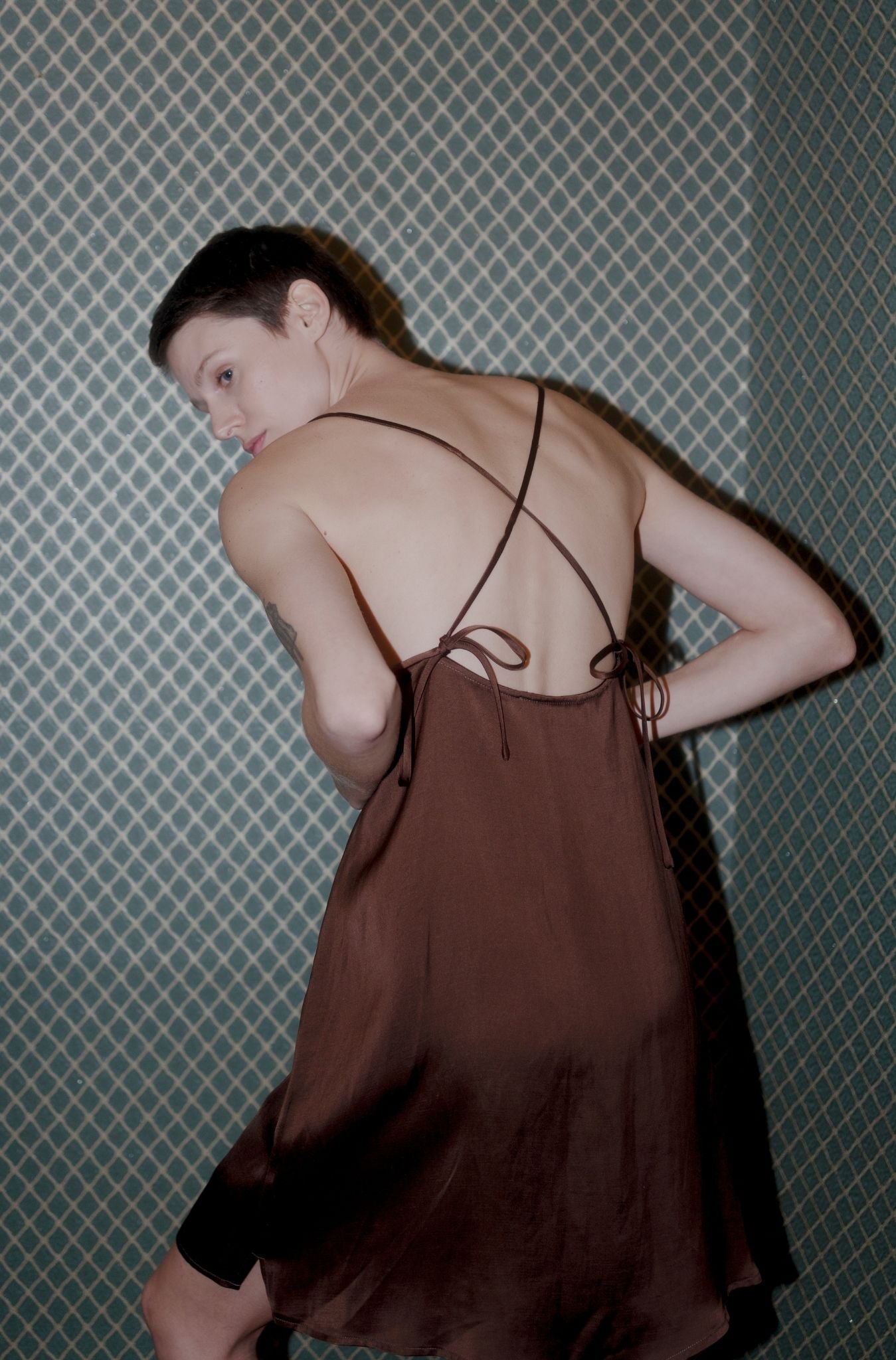 Tessa Dress - Chocolate Brown