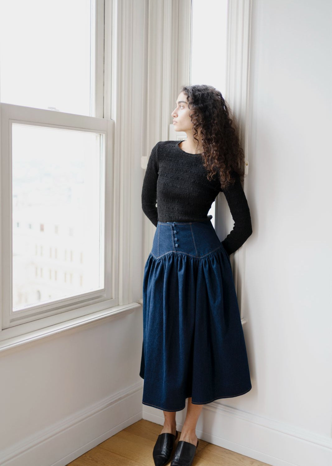 Danielle Skirt - Dark Denim