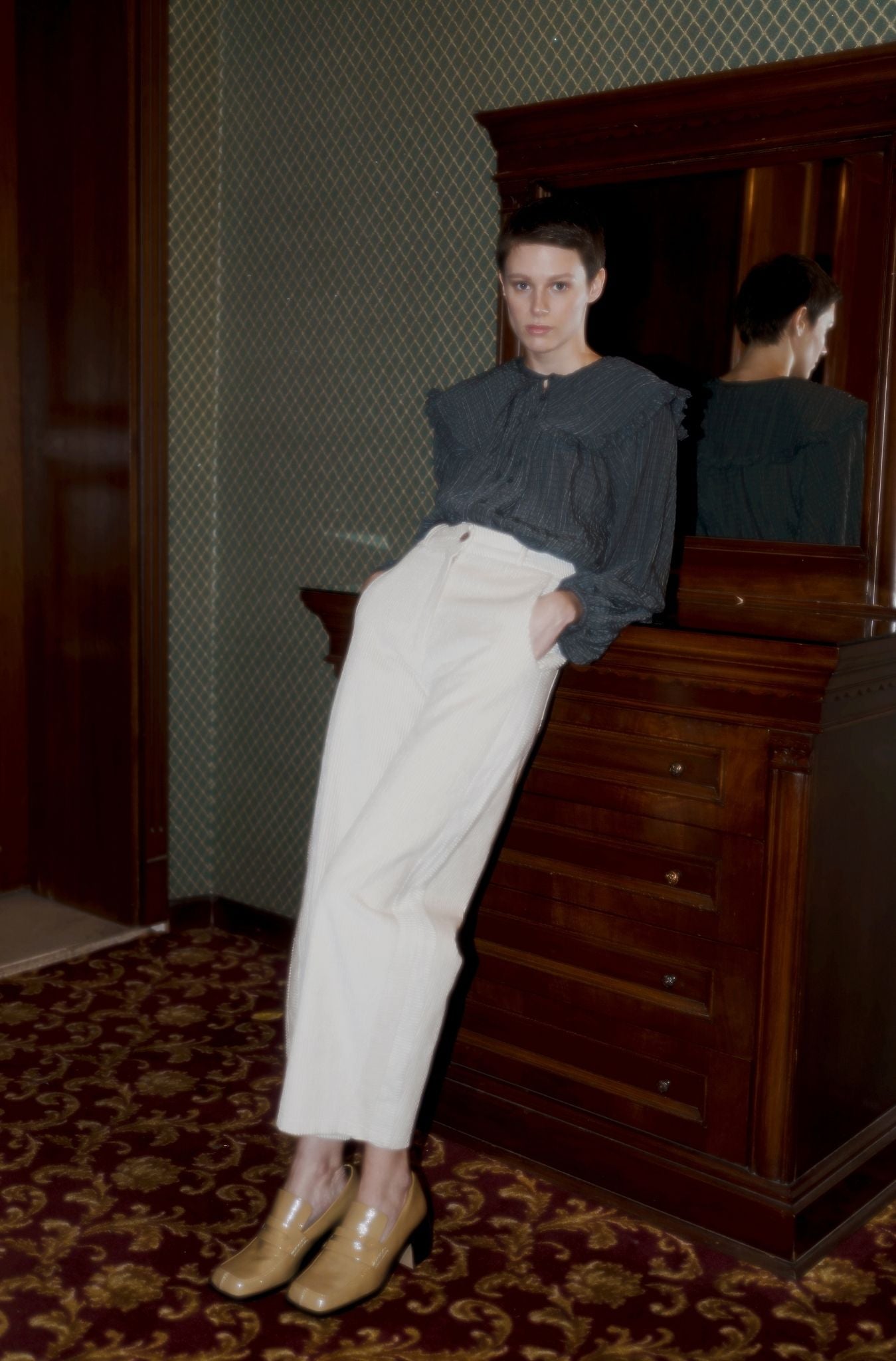 Side Kick Trousers - Off-White