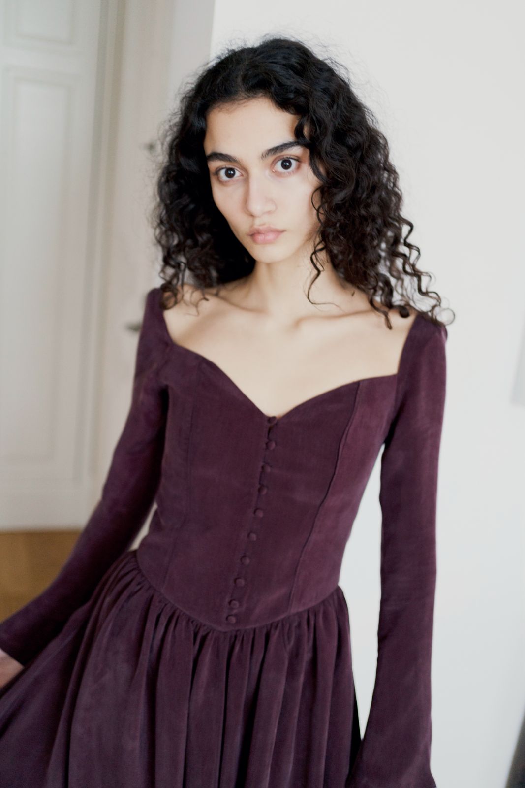 Jessa Dress - Burgundy