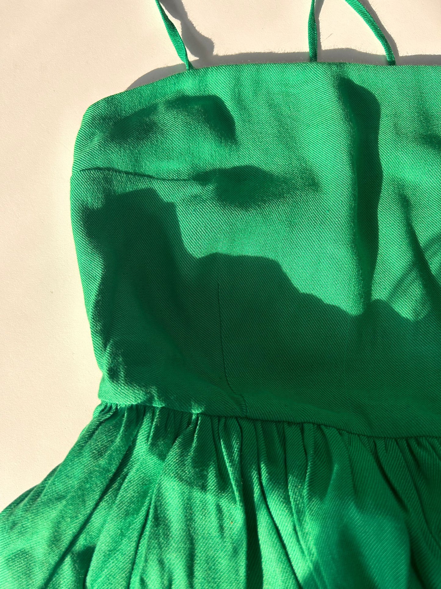 SAMPLE Holly Dress Emerald