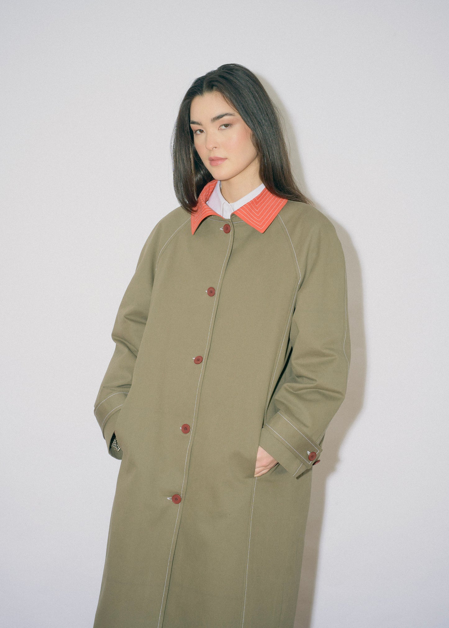 Zoe Coat - Olive