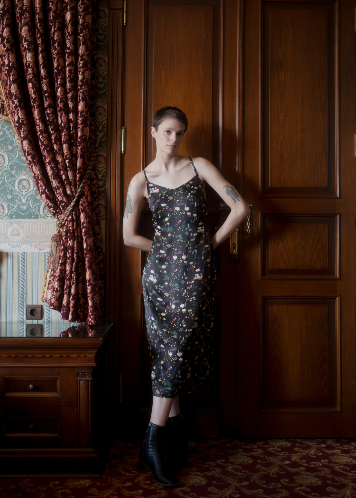 Phoebe Dress - Picnic Print