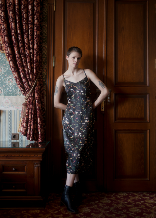Phoebe Dress - Picnic Print