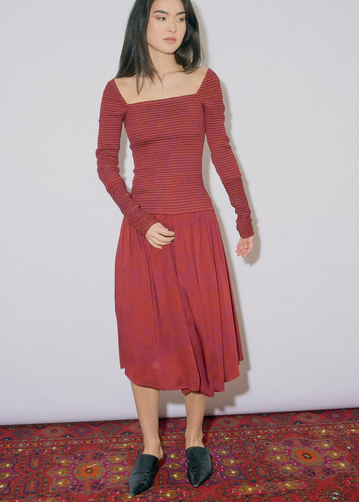 Rachael Dress - Merlot