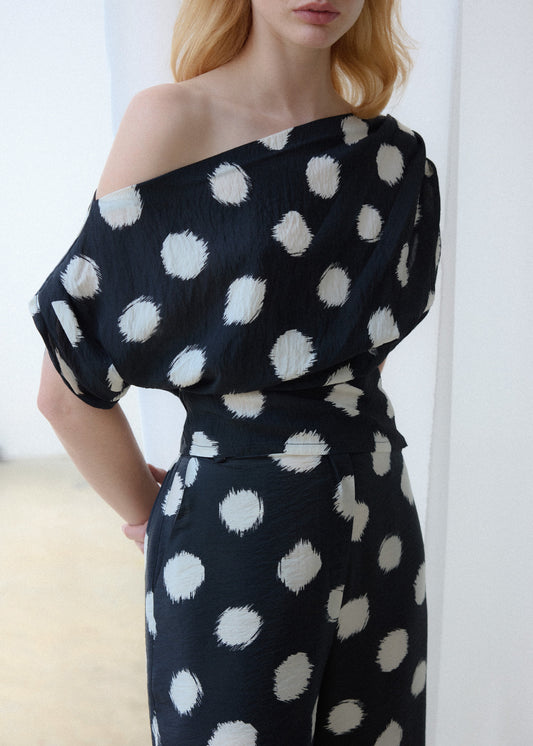 Monica Top - Polka - OhSevenDays