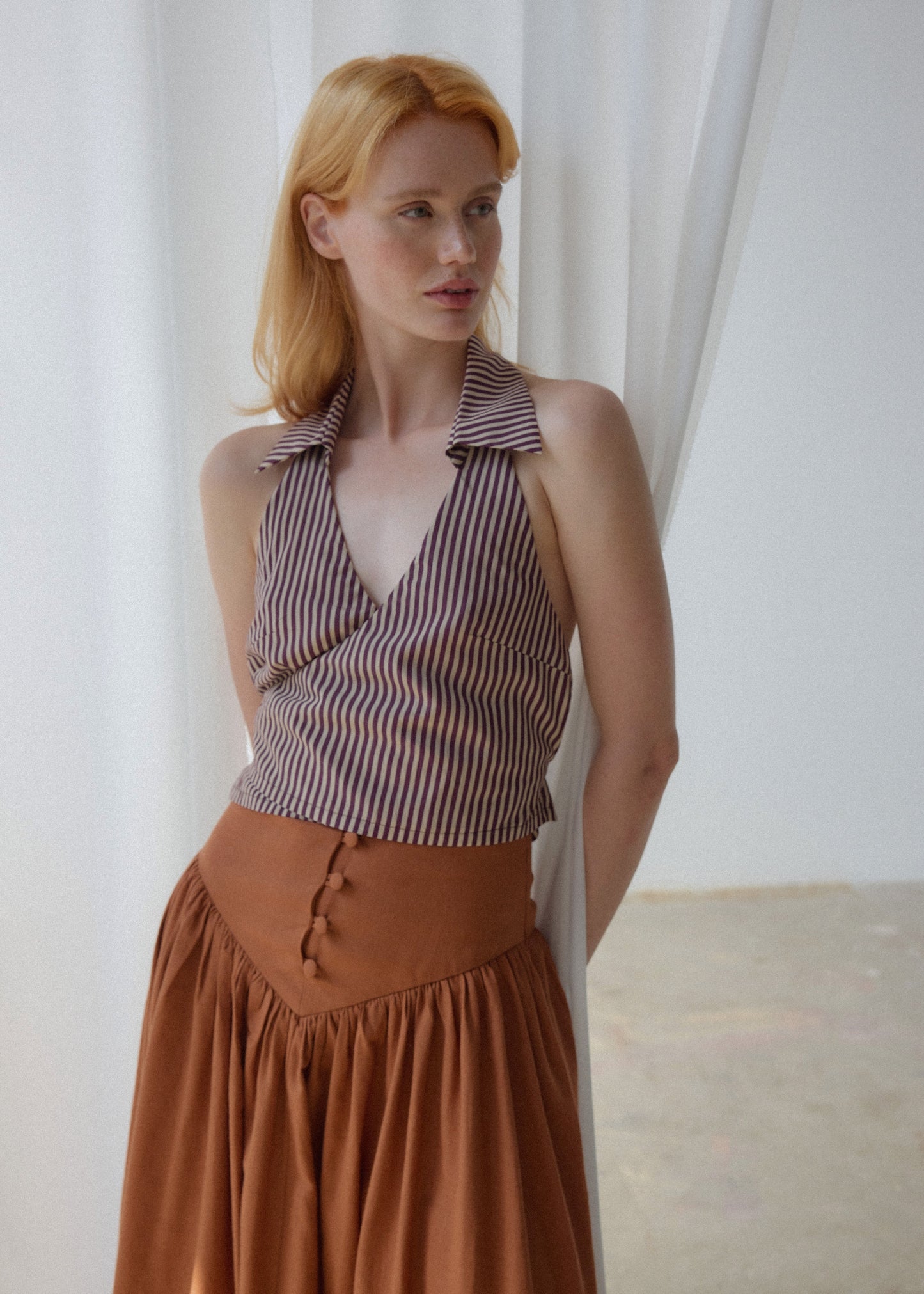 Serena Top - Stripe - OhSevenDays