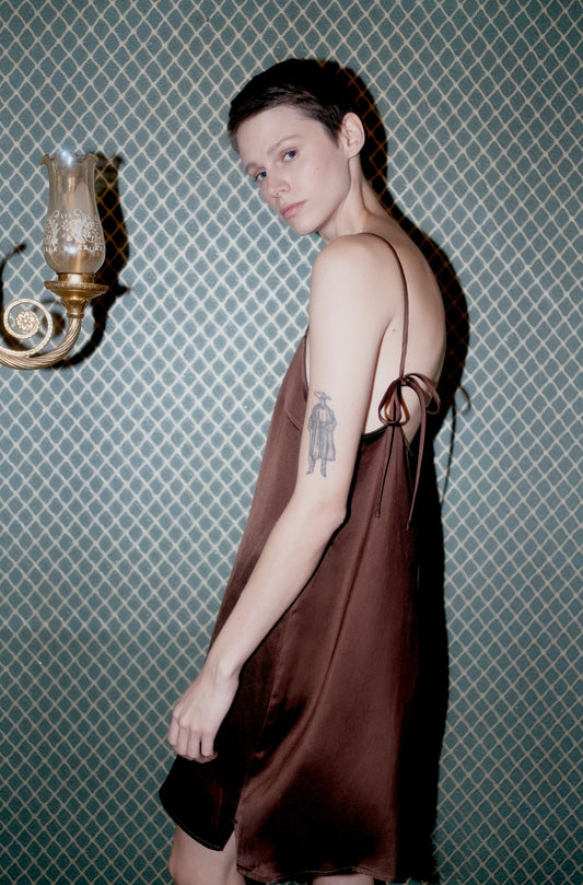 Tessa Dress - Chocolate Brown