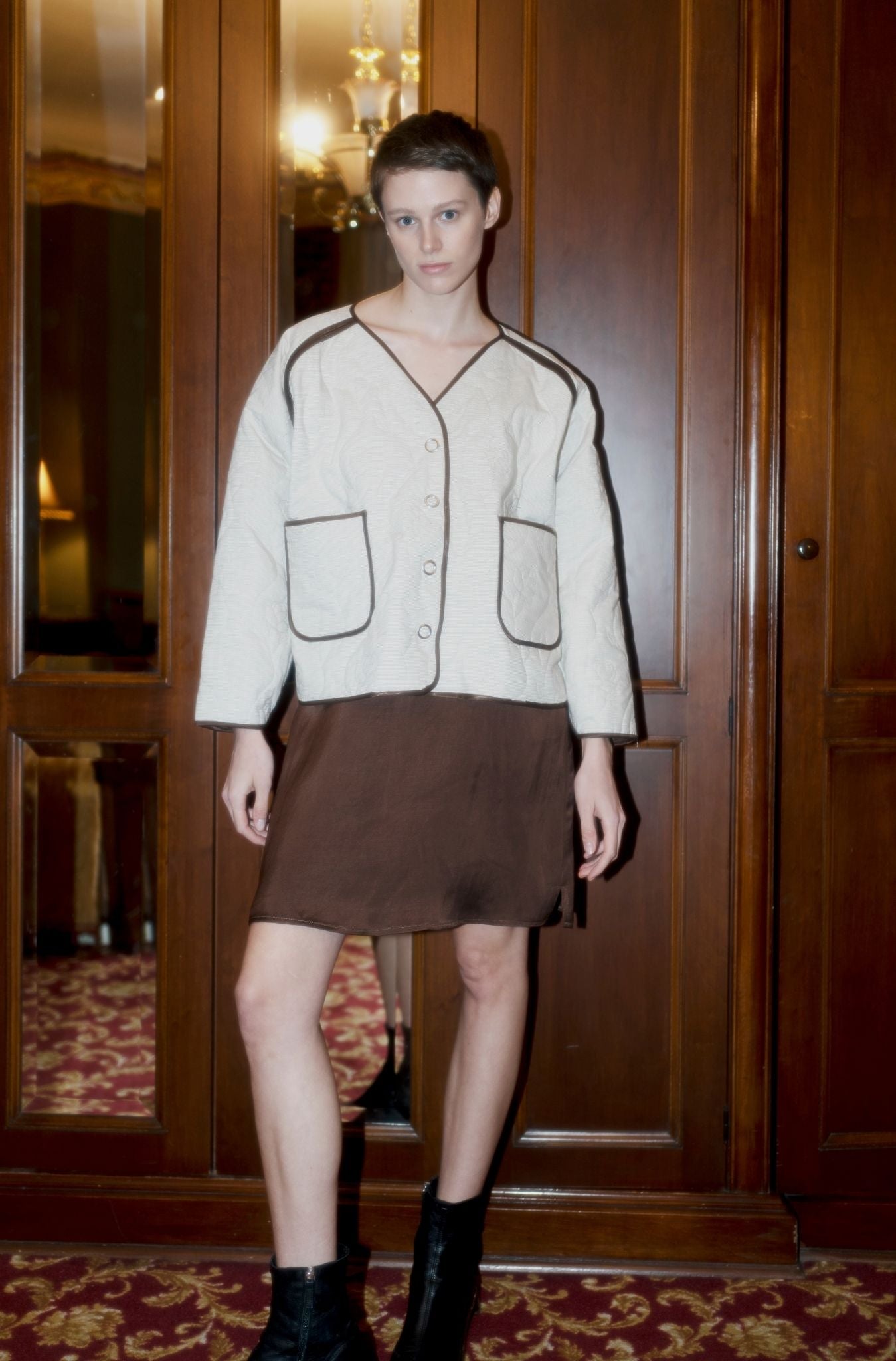 Rose Jacket - Chocolate Brown