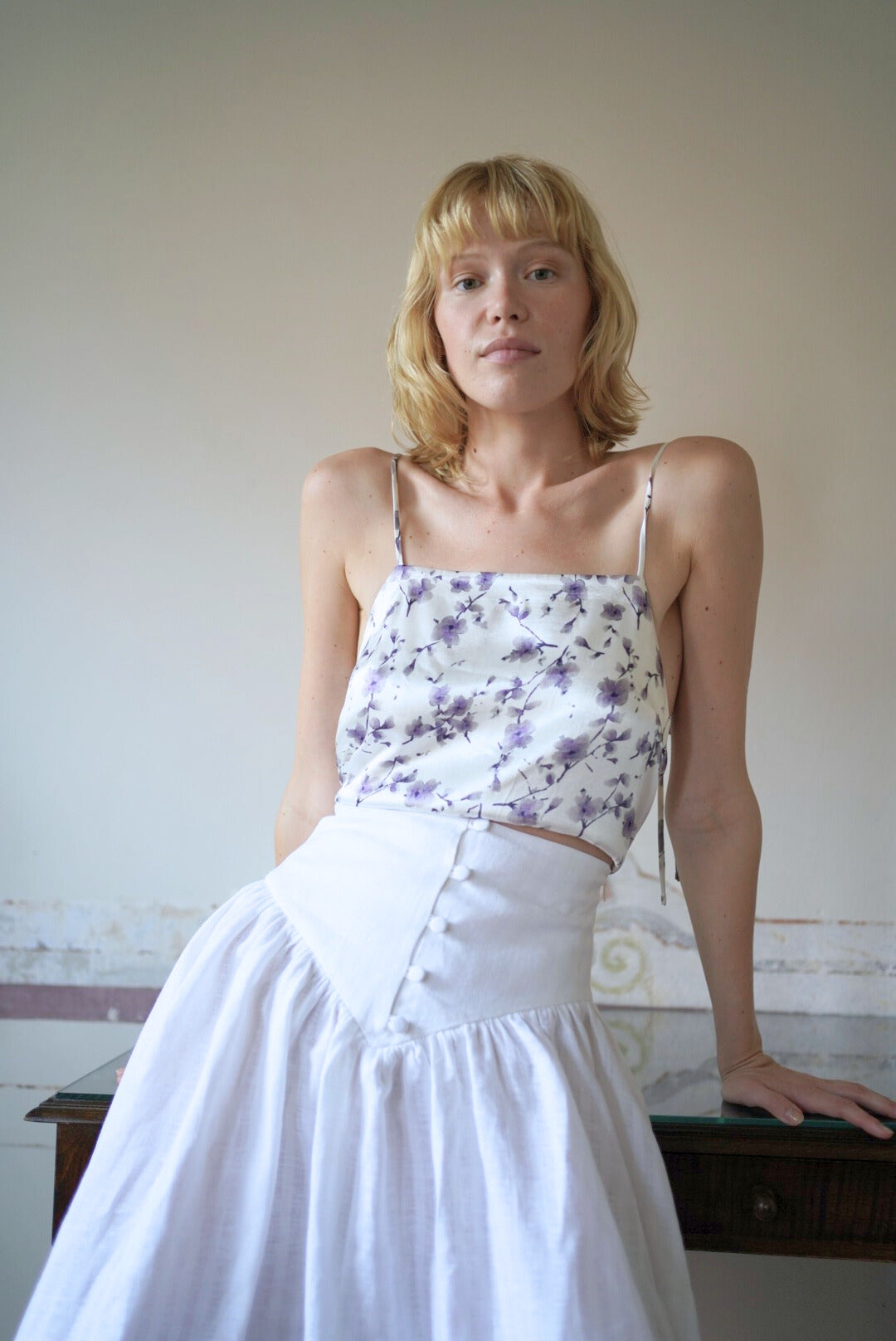 Tabitha Top - Flower Print
