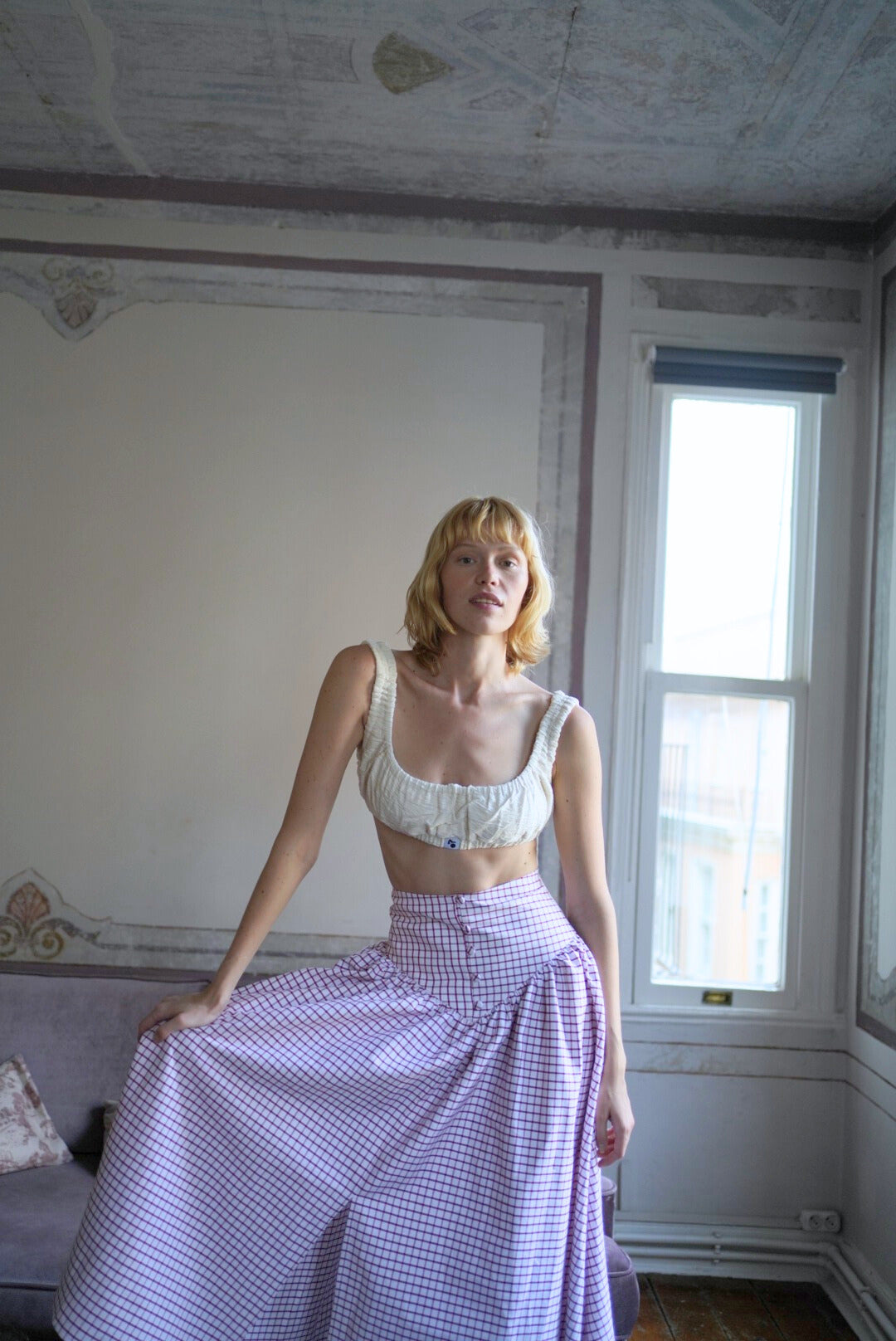 Dani Skirt - Red Check