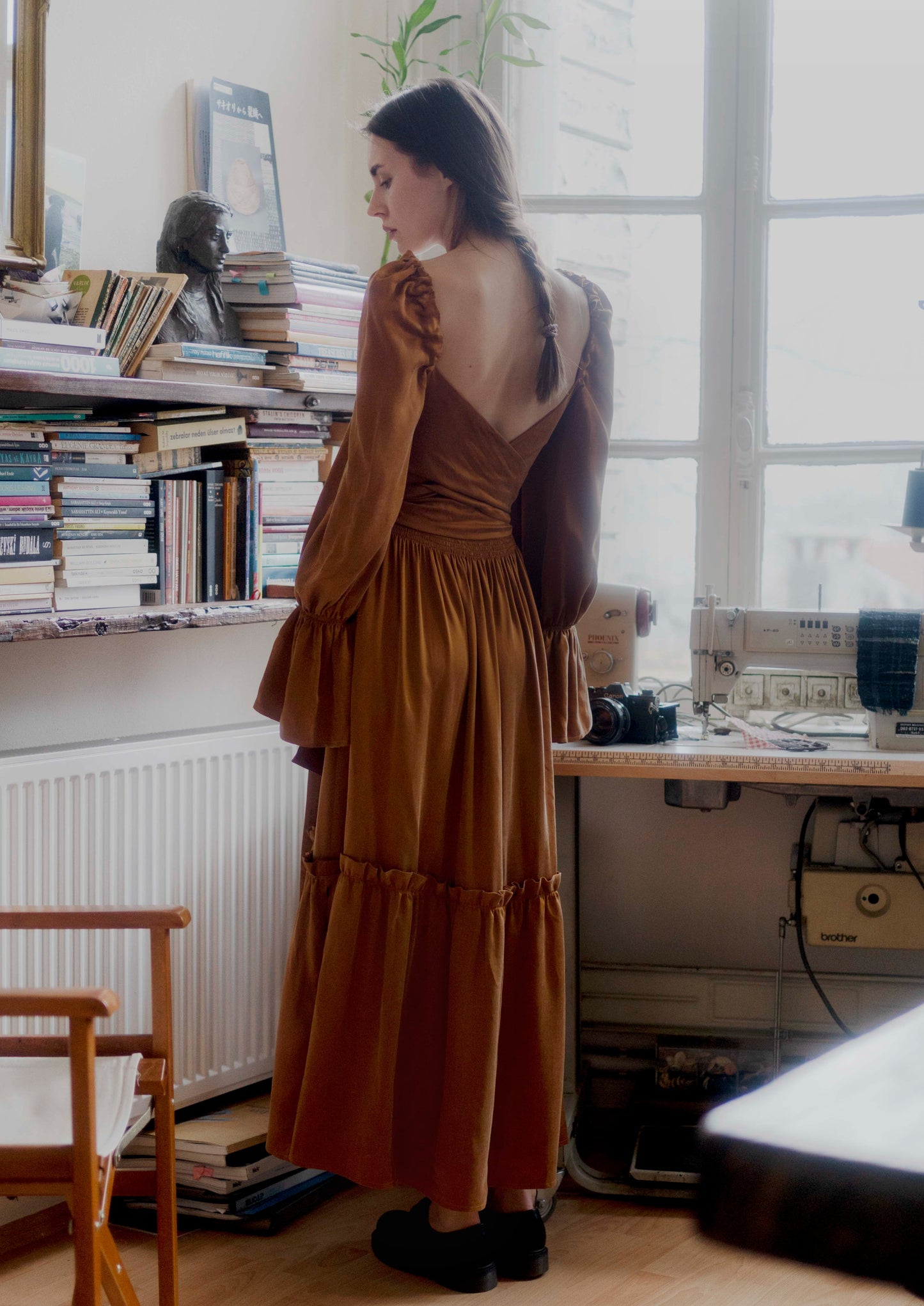 Bailey Reversible Dress - Copper