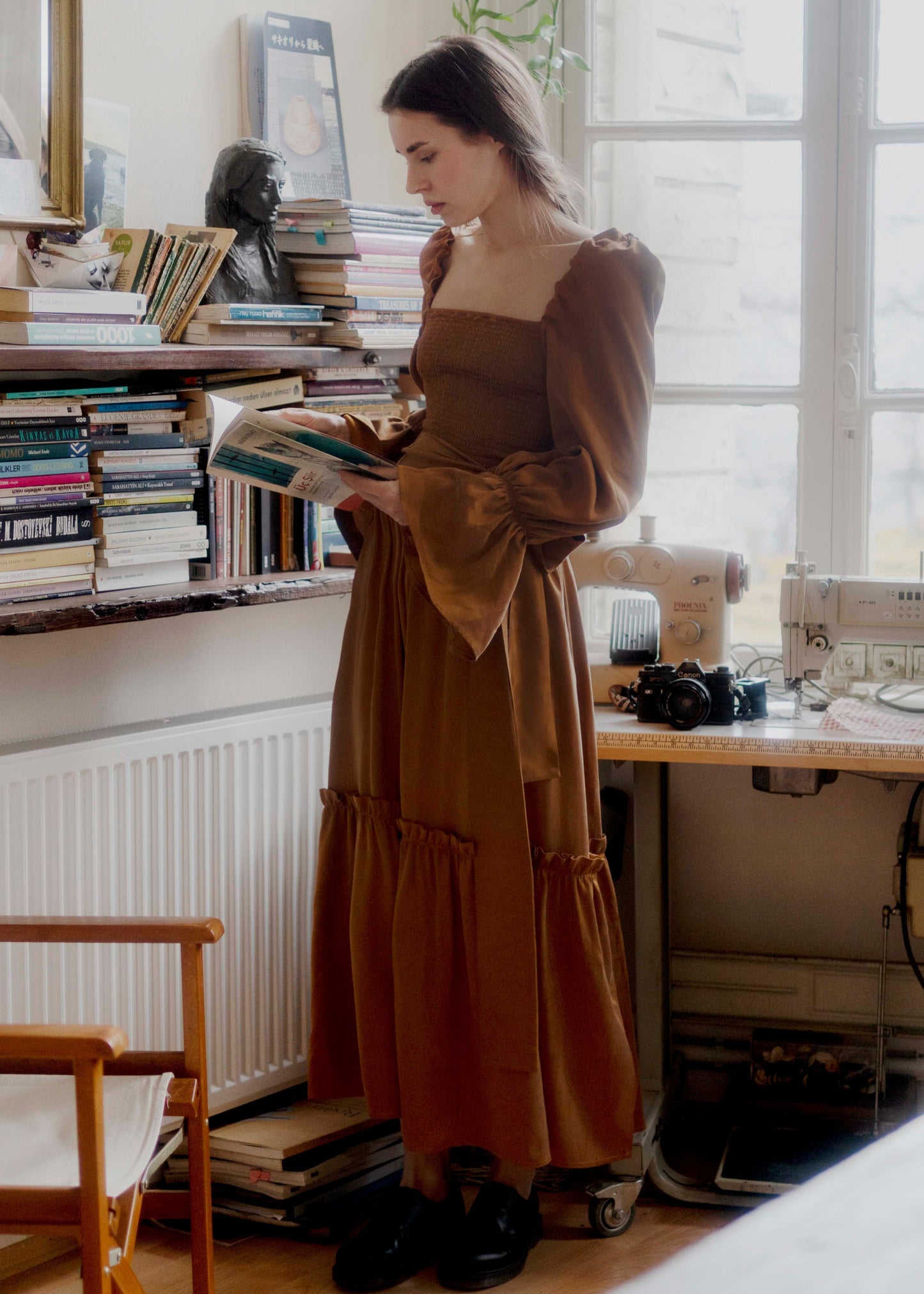 Bailey Reversible Dress - Copper