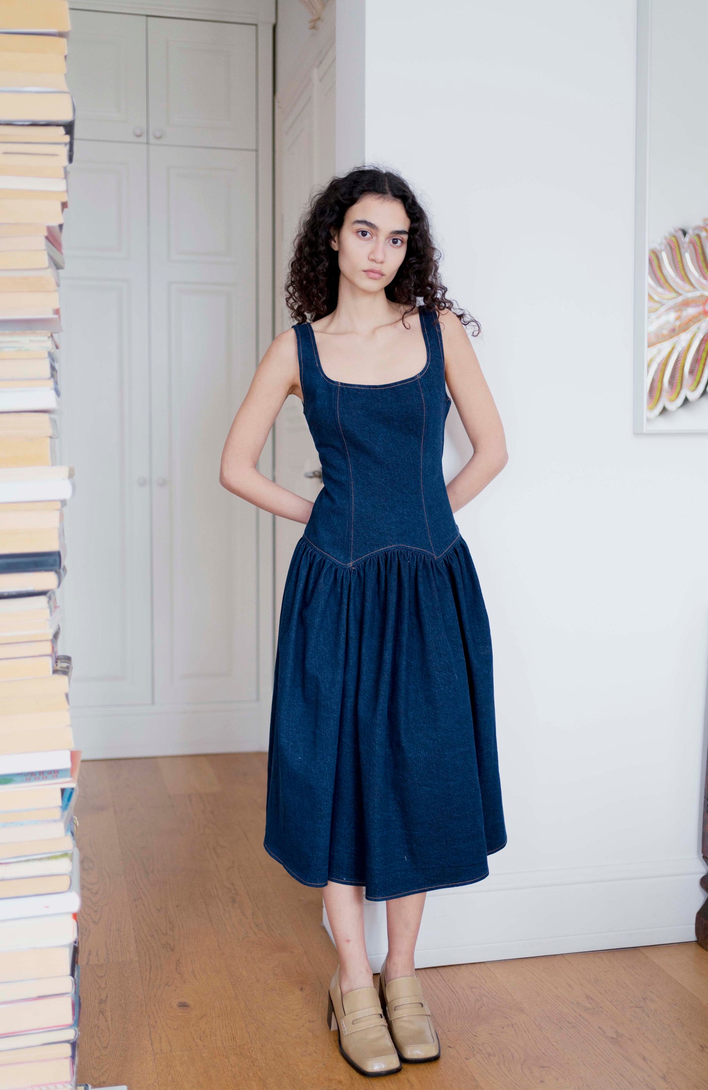Danielle Dress - Dark Denim