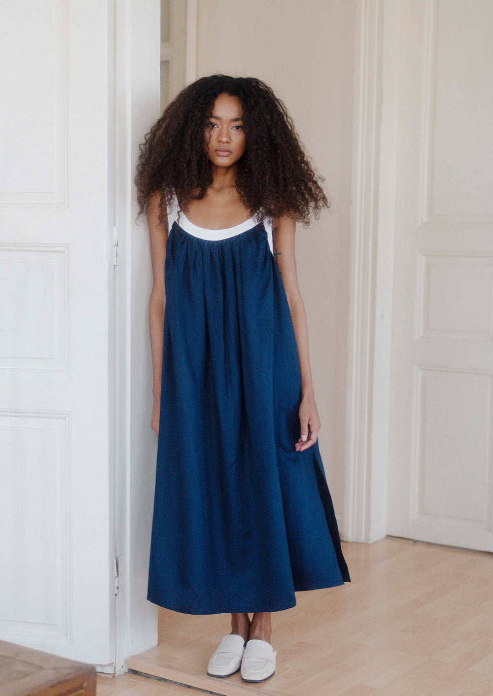 SAMPLE Blake dress-navy