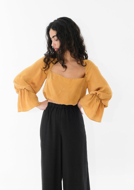 SAMPLE Winnie Top (Mustard) - OhSevenDays