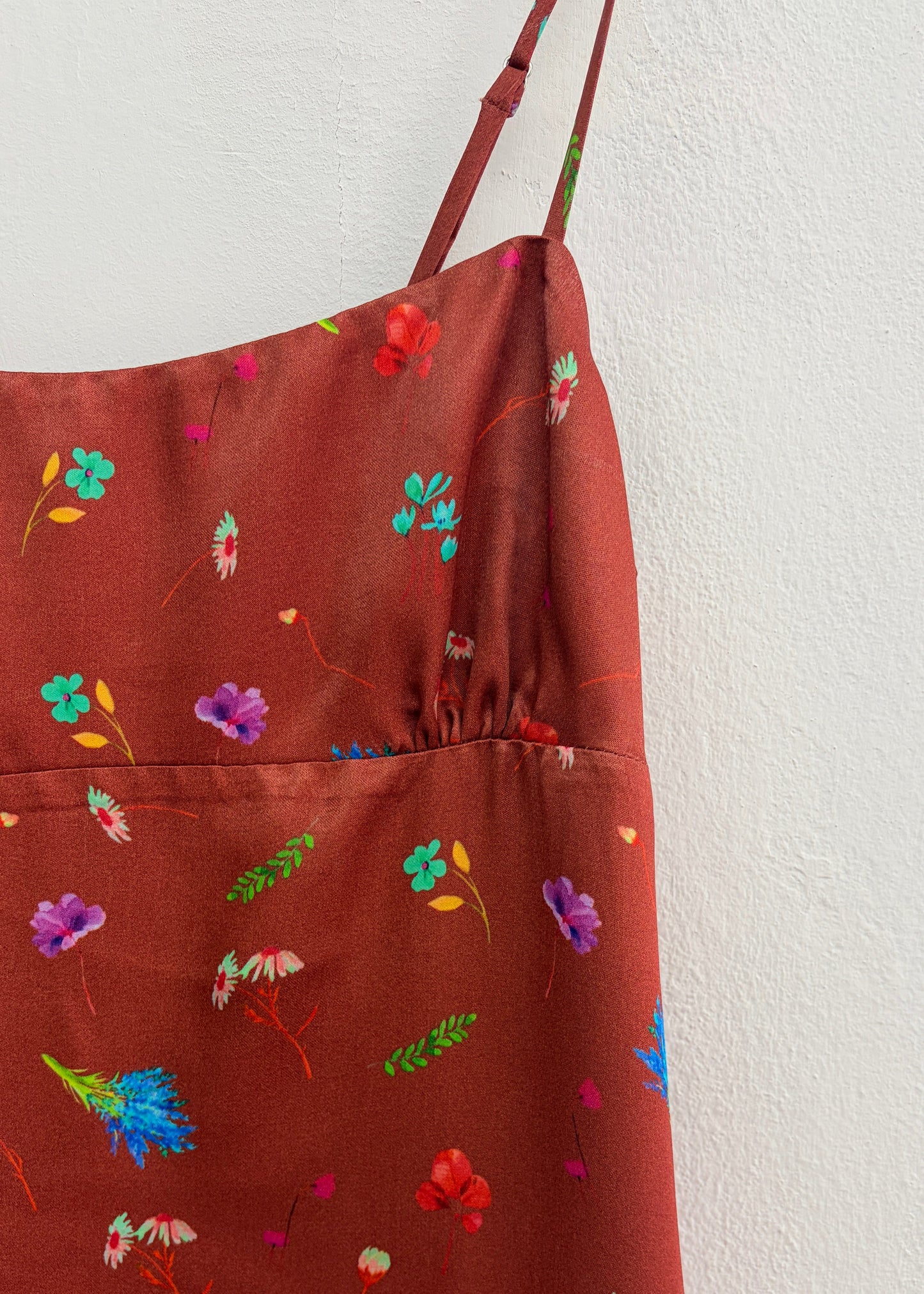 Cordelia Dress - Copper Floral