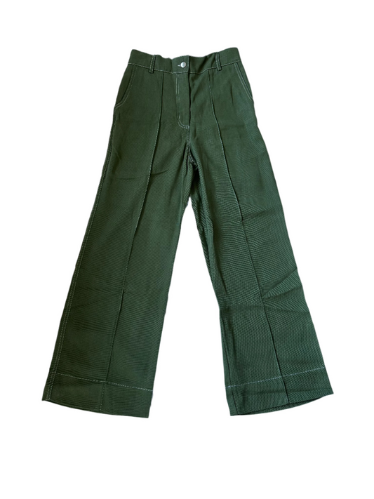 SAMPLE High Kick Trousers - Moss