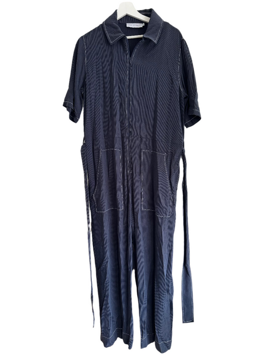 SAMPLE Beatrice Boilersuit - Maternity (navy) - OhSevenDays