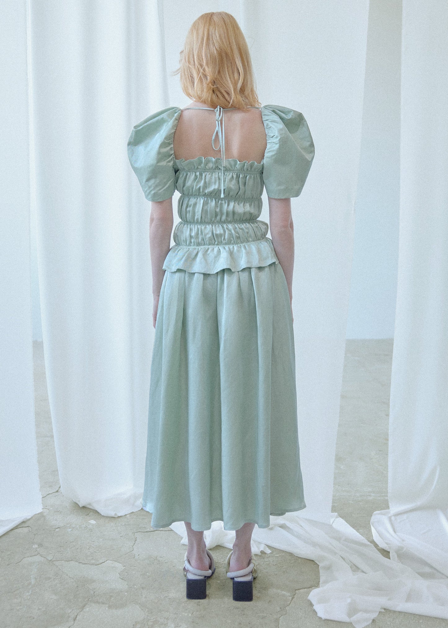 Belle Dress - Mint - OhSevenDays