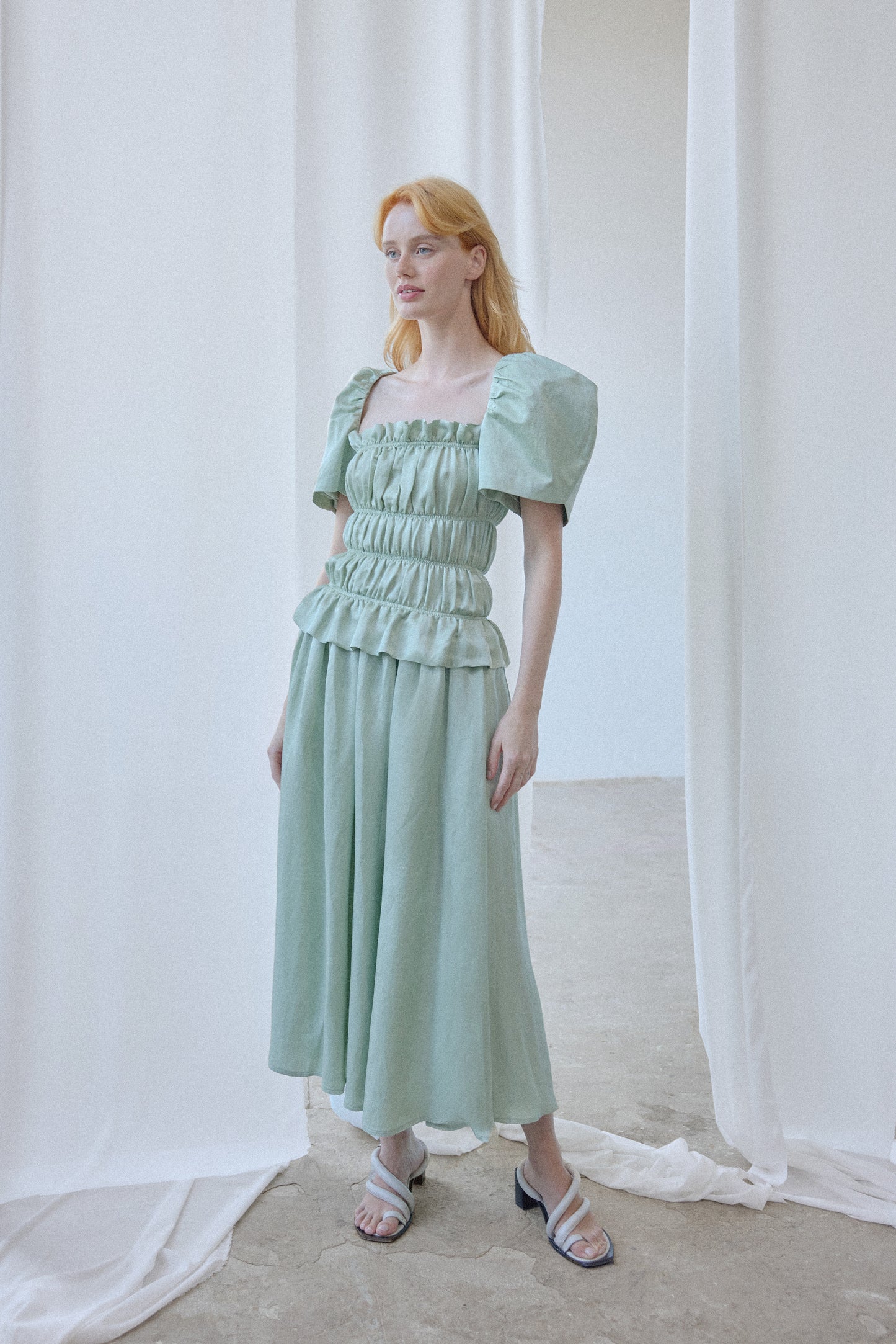 Belle Dress - Mint - OhSevenDays
