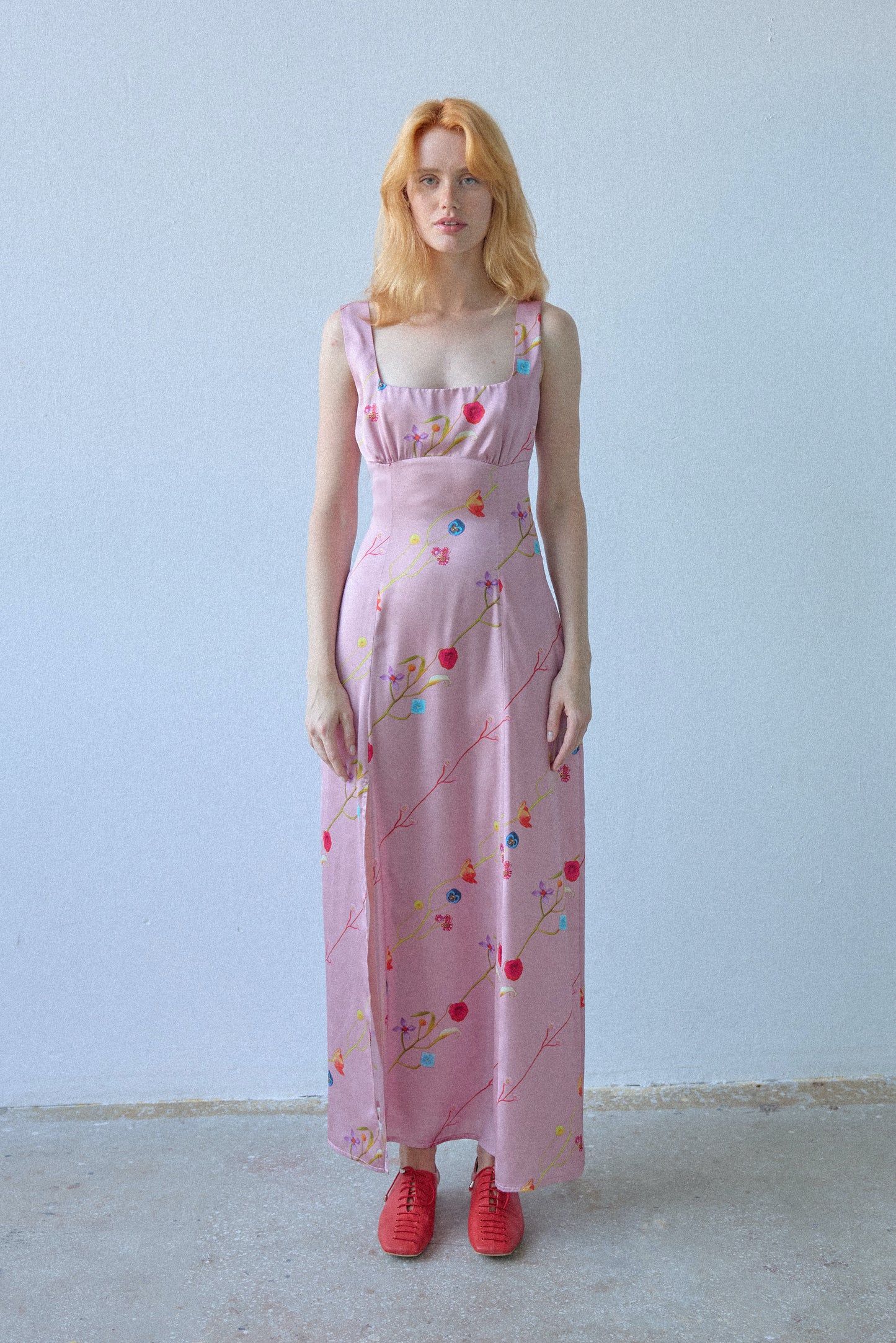 Caroline Dress - Pink - OhSevenDays