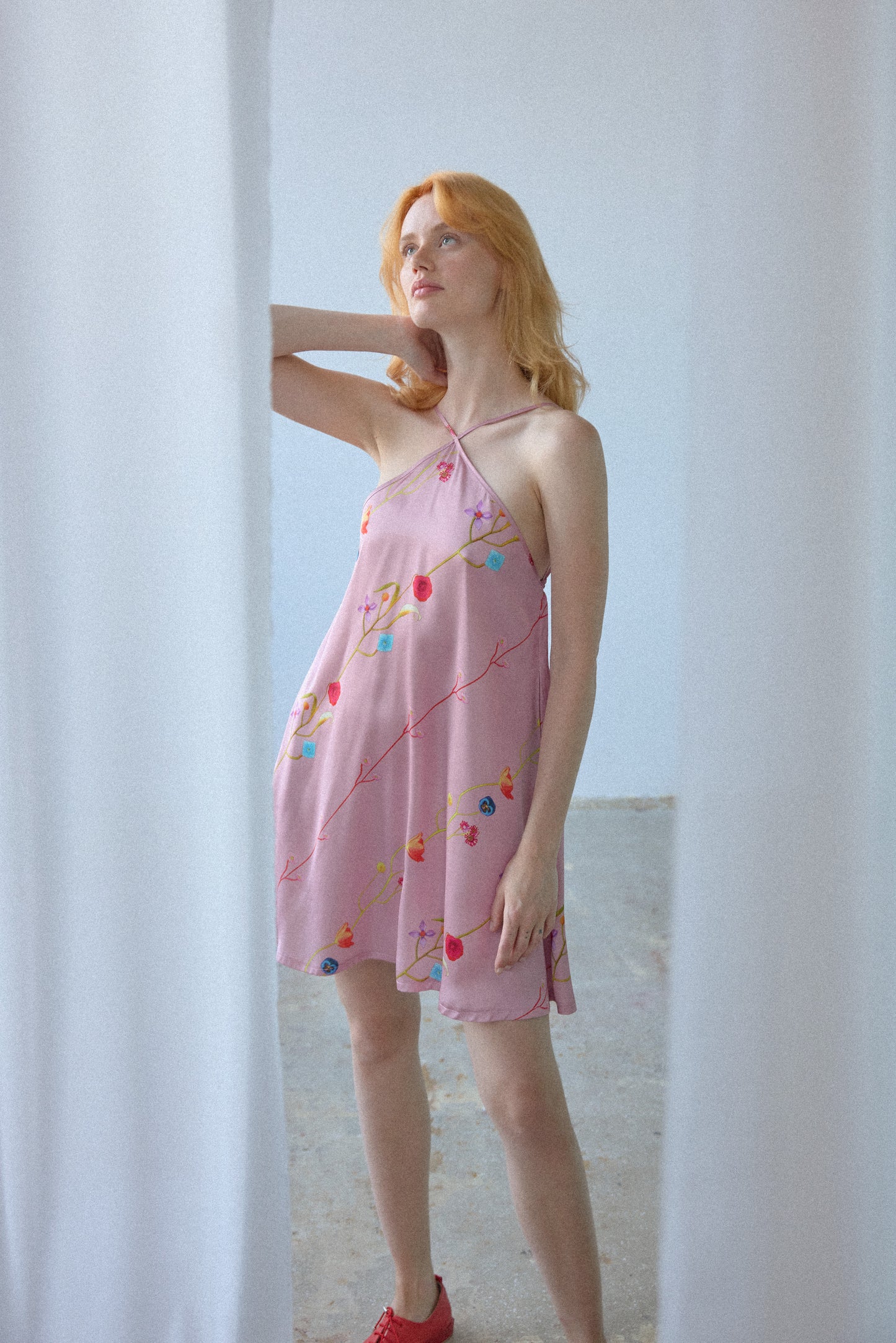 Evonne Dress - Pink - OhSevenDays