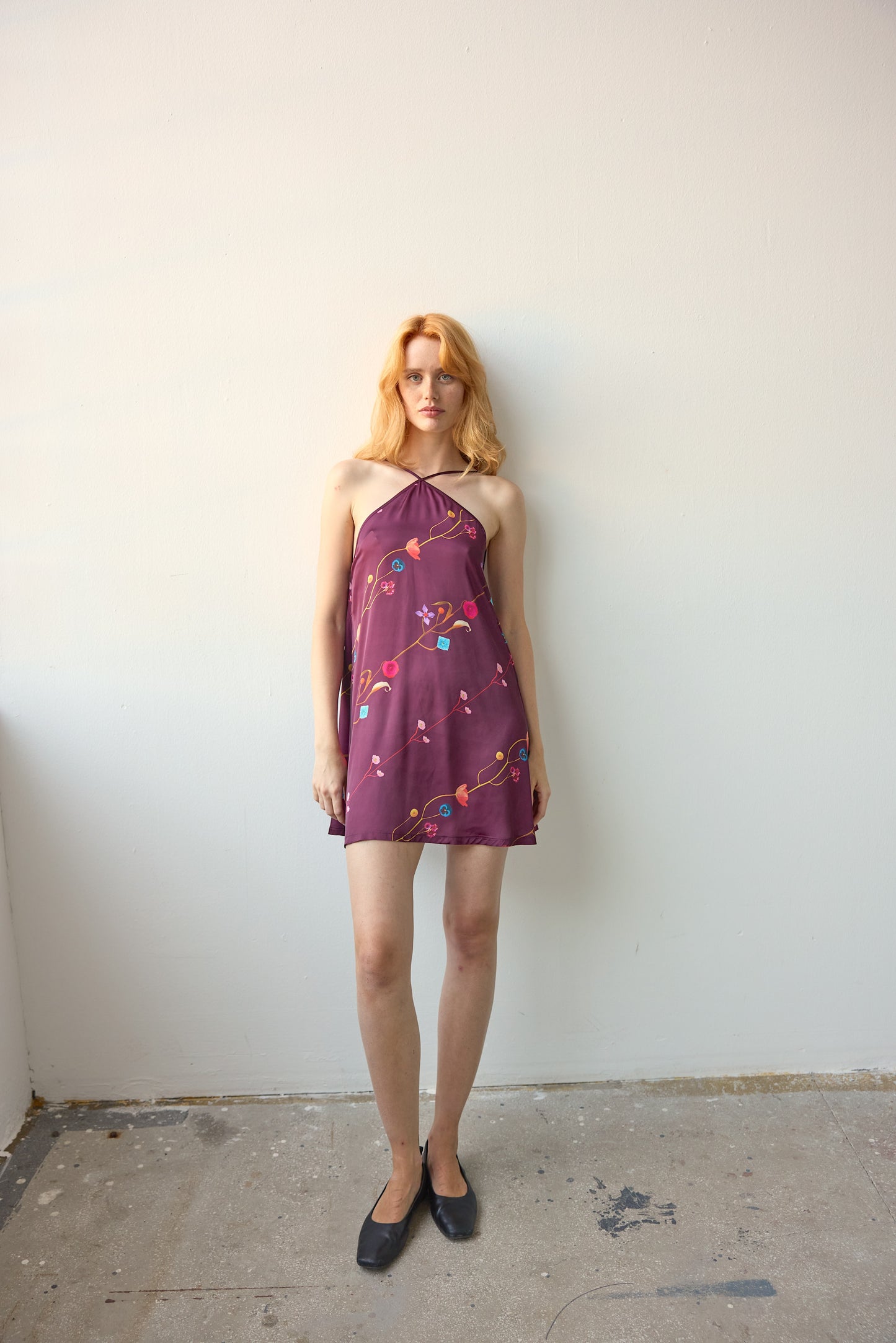 Evonne Dress - Burgundy