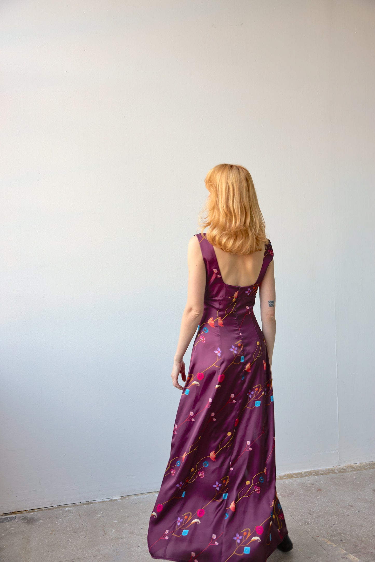 Caroline Dress - Burgundy