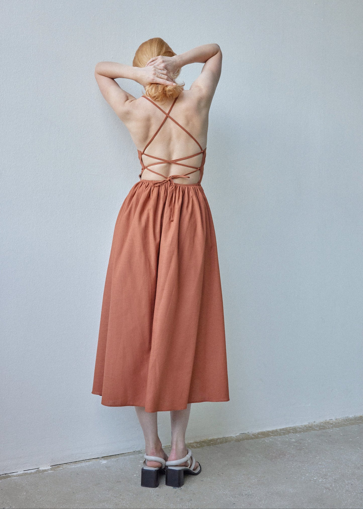 Beth Dress - Copper - OhSevenDays