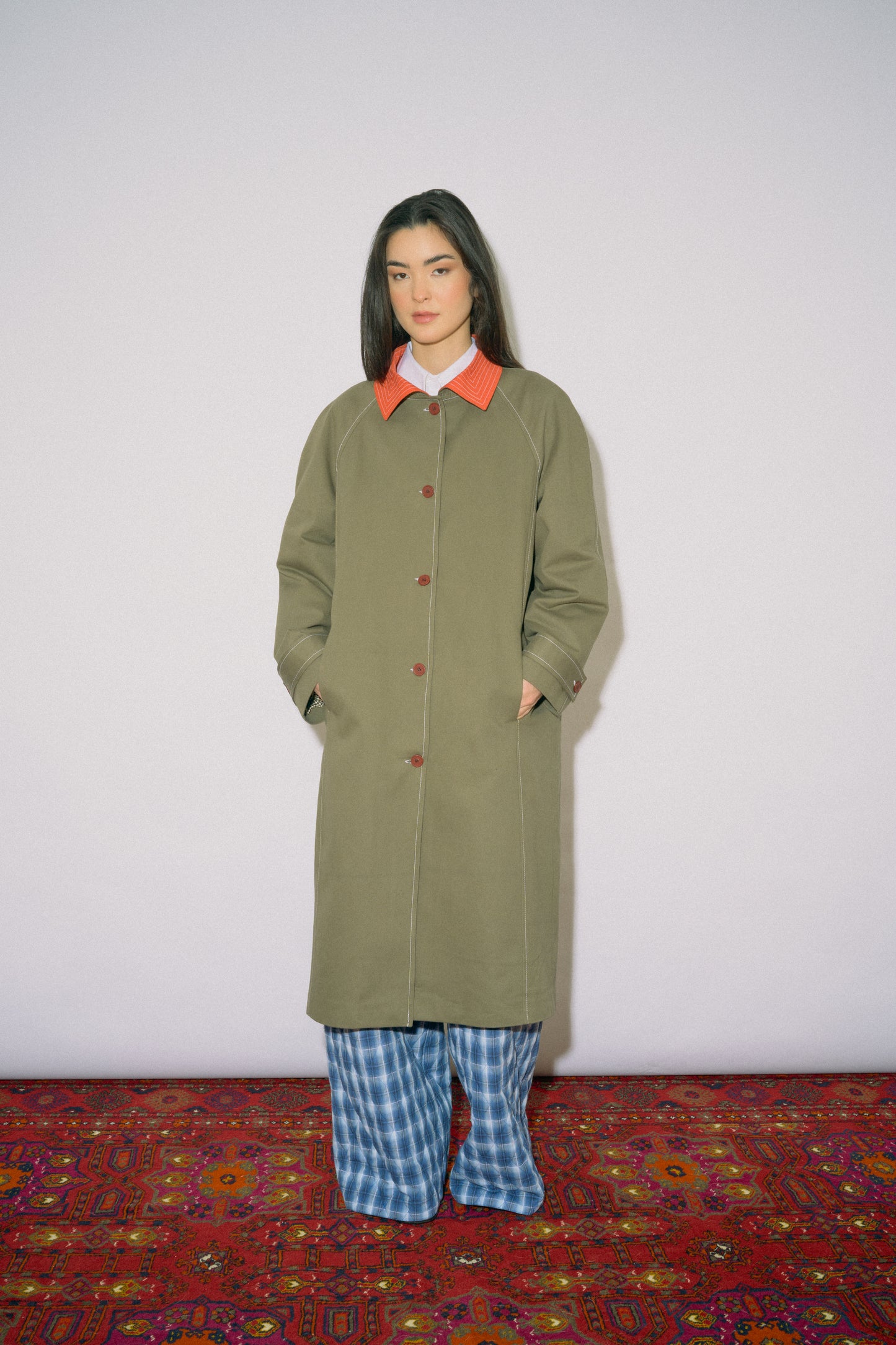 Zoe Coat - Olive