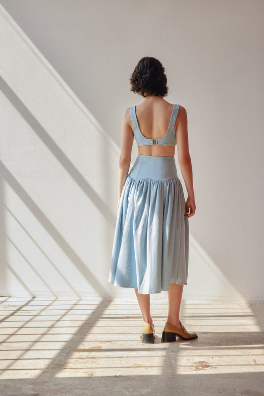 Danielle Skirt - Light Blue