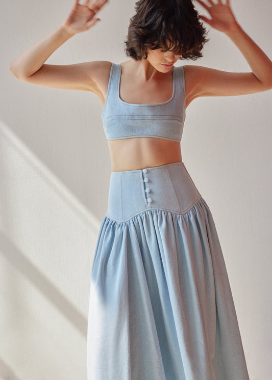 Danielle Skirt - Light Blue