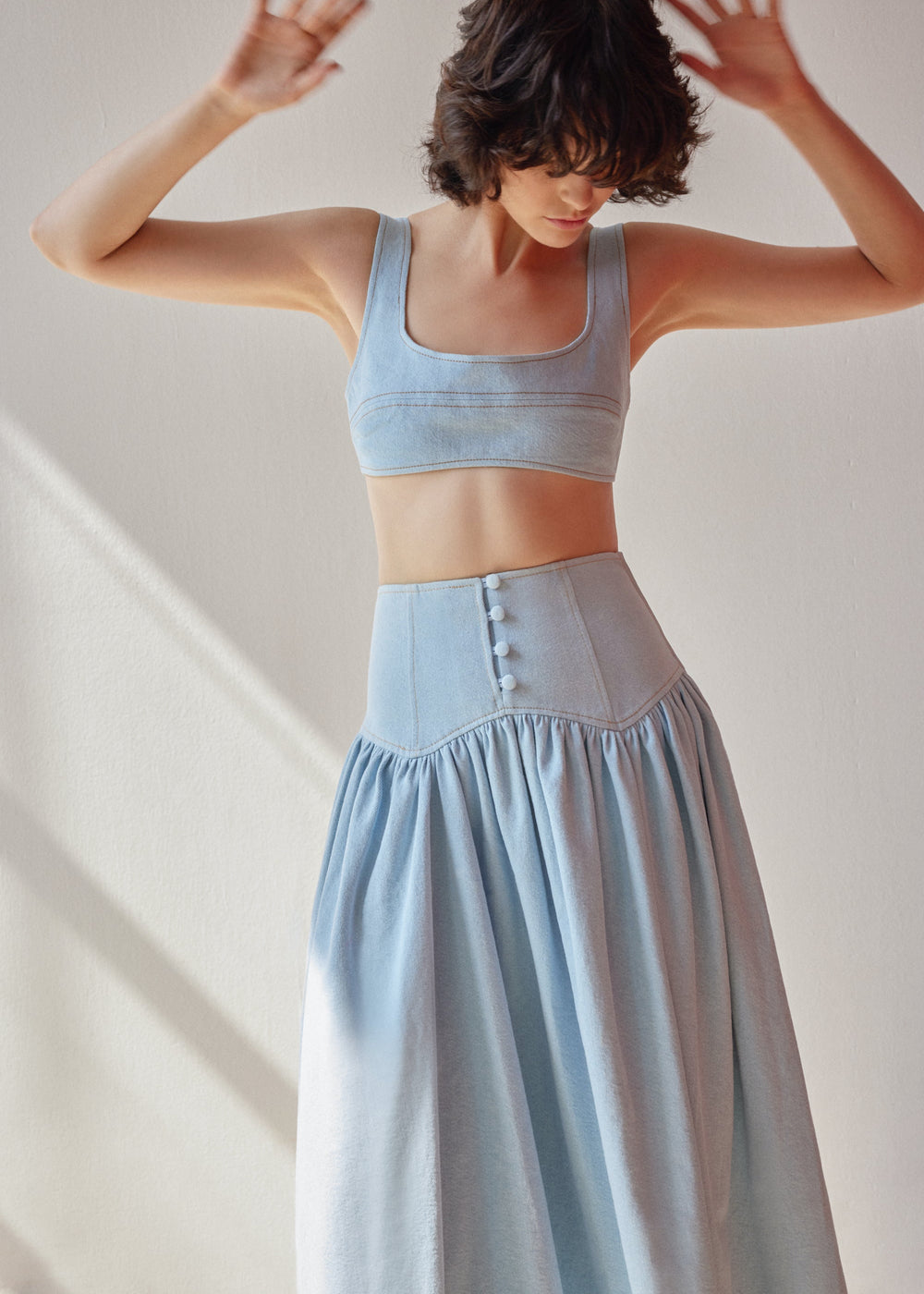 Abby Bralette - Light Blue