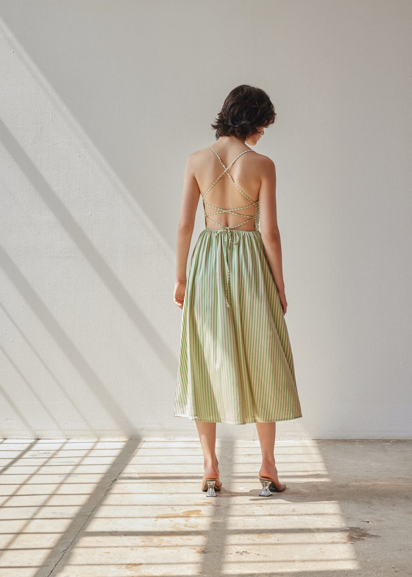 Beth Dress - Green - OhSevenDays