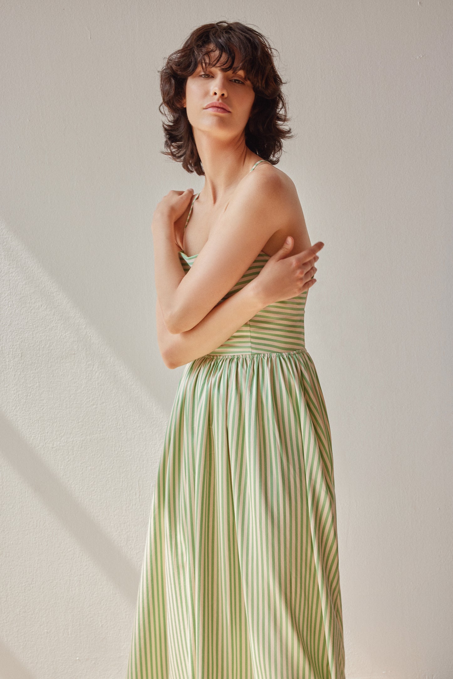 Beth Dress - Green - OhSevenDays