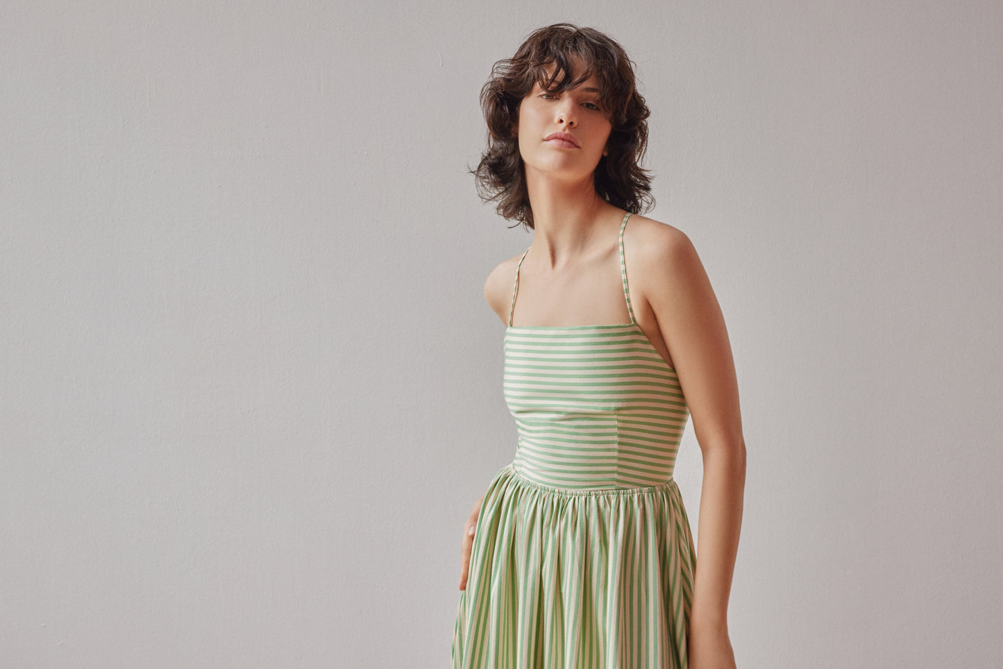 Beth Dress - Green - OhSevenDays