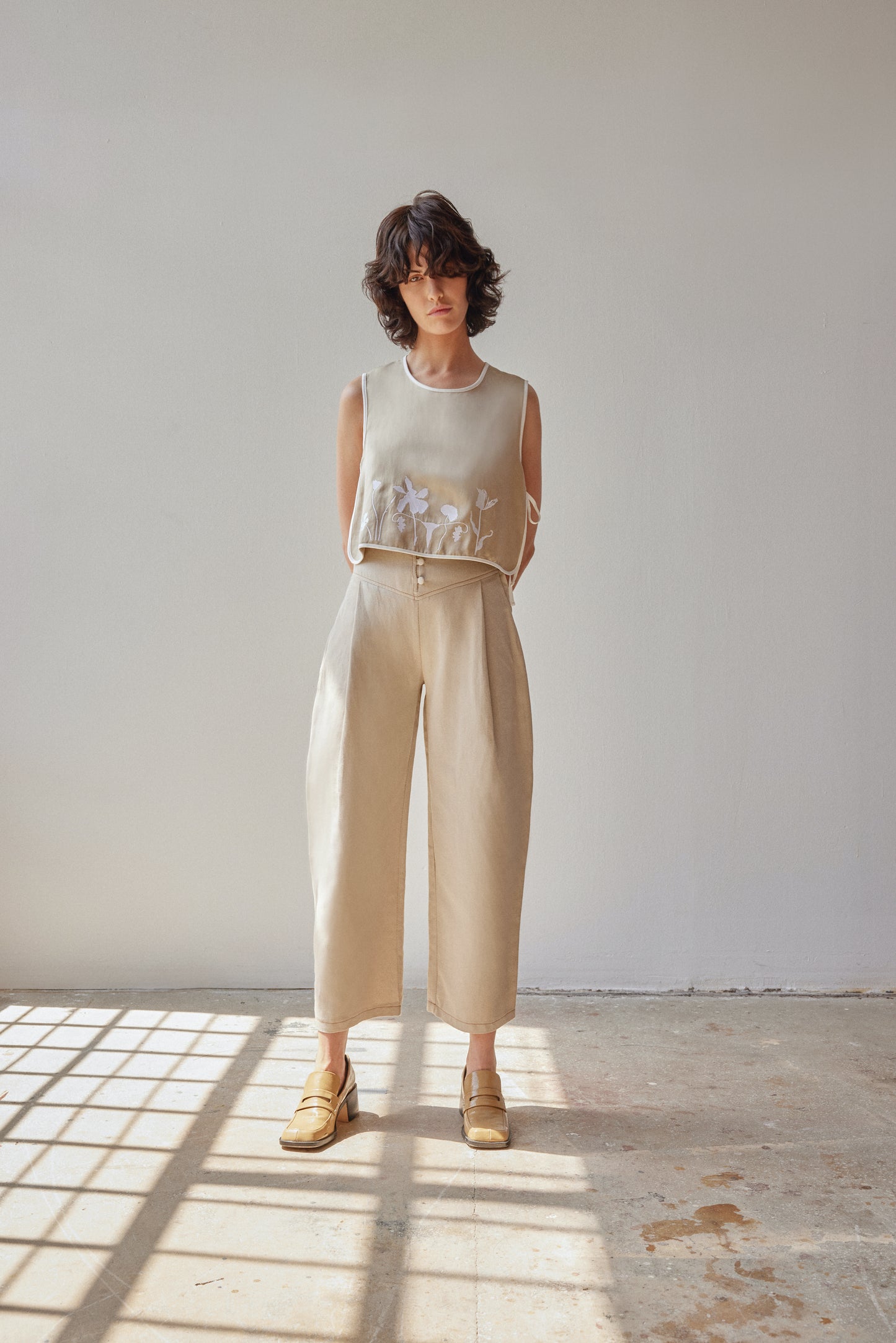 Aria Trousers - Beige