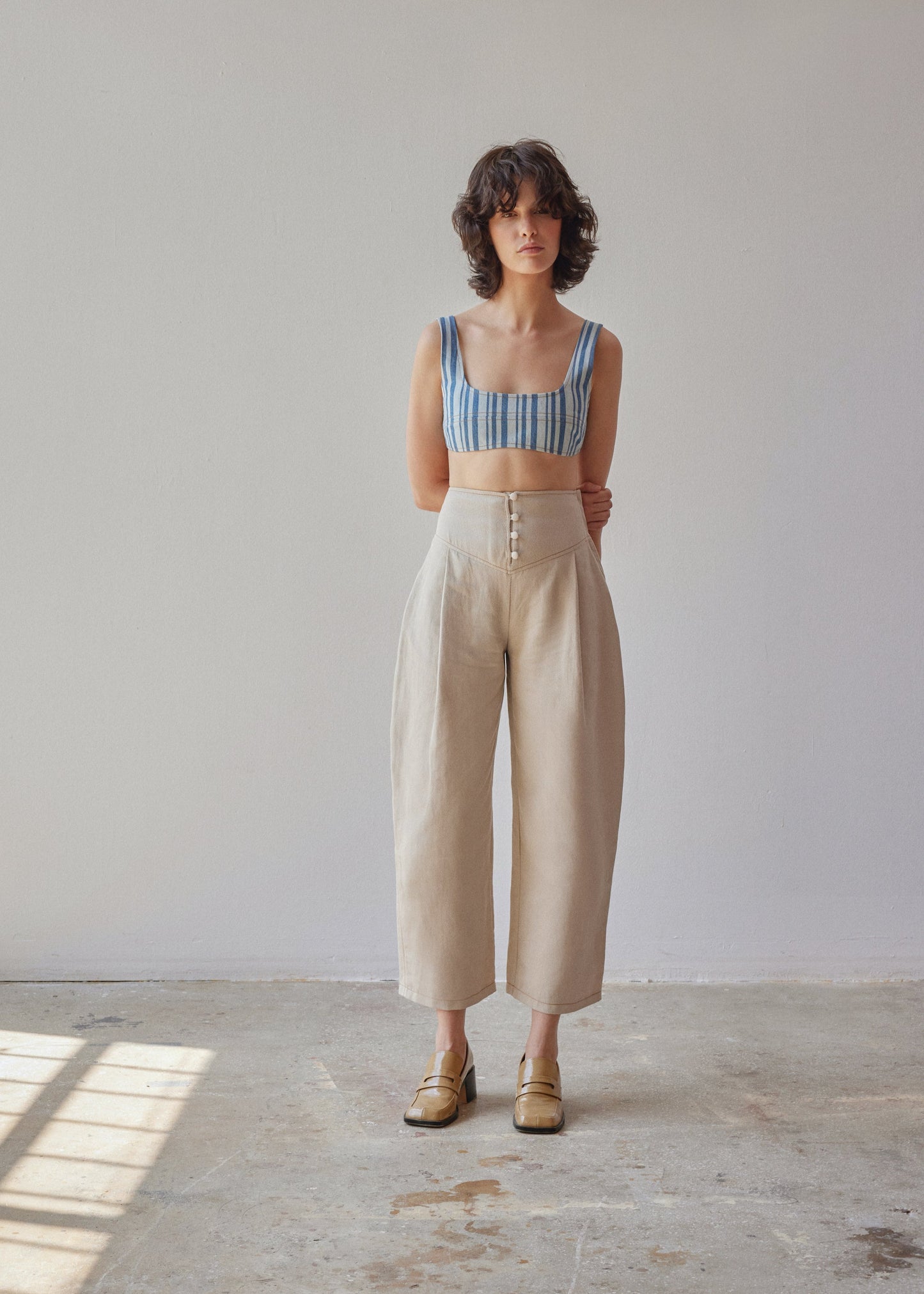 Aria Trousers - Beige