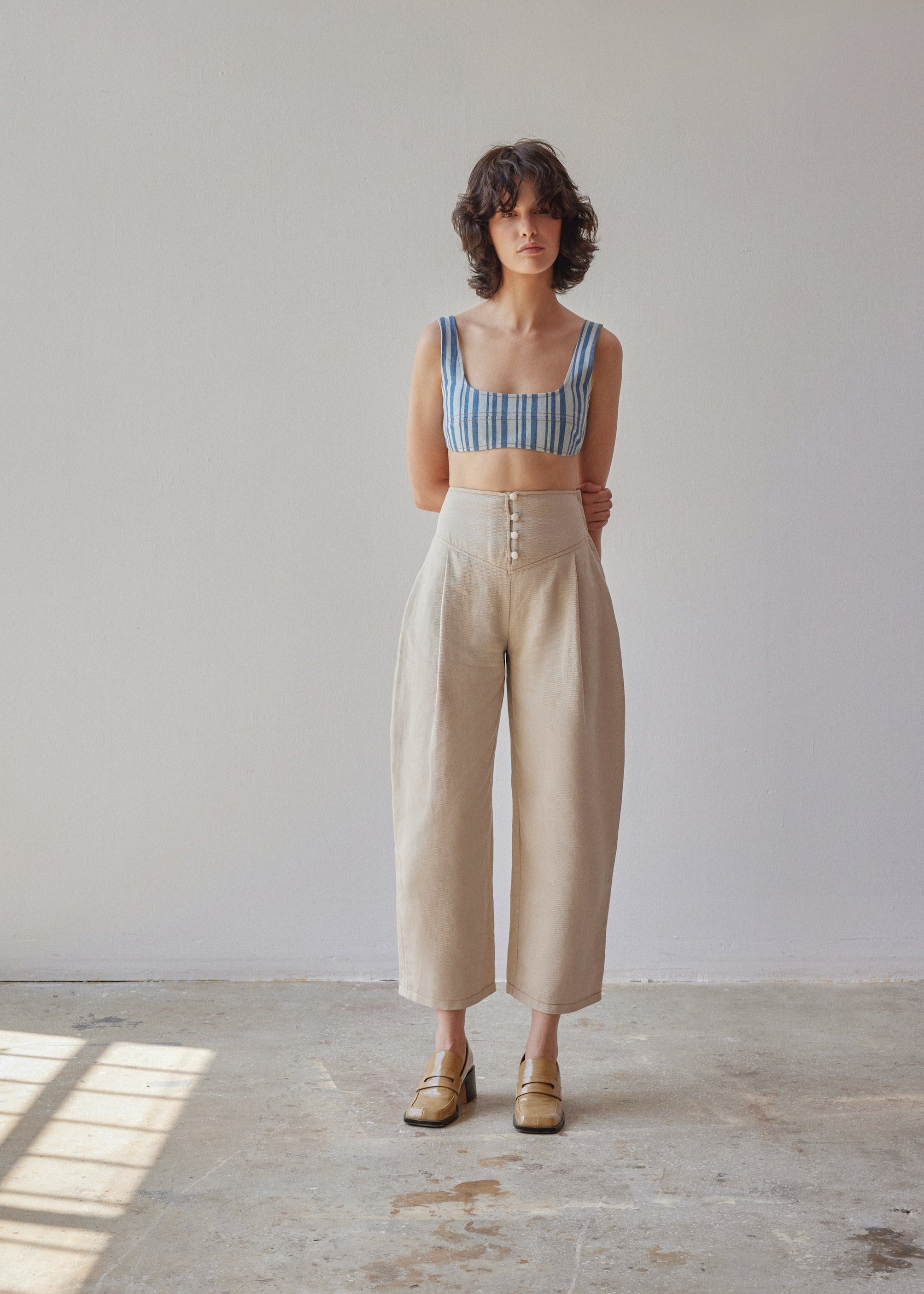 Aria Trousers - Beige