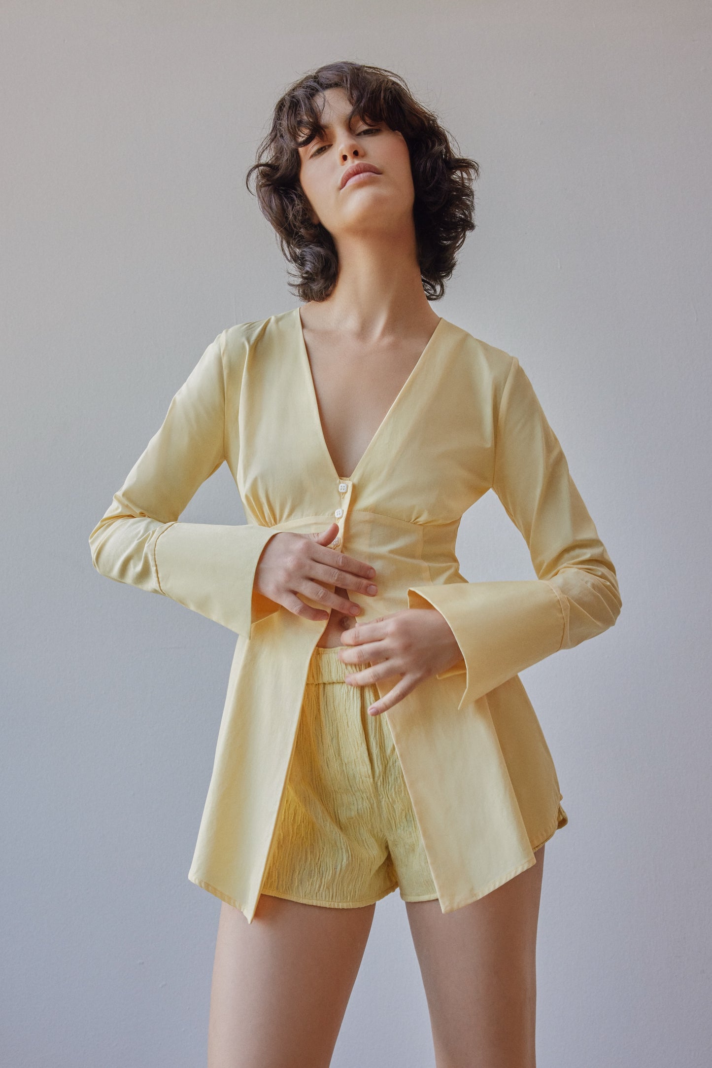 Demi Blouse - Yellow