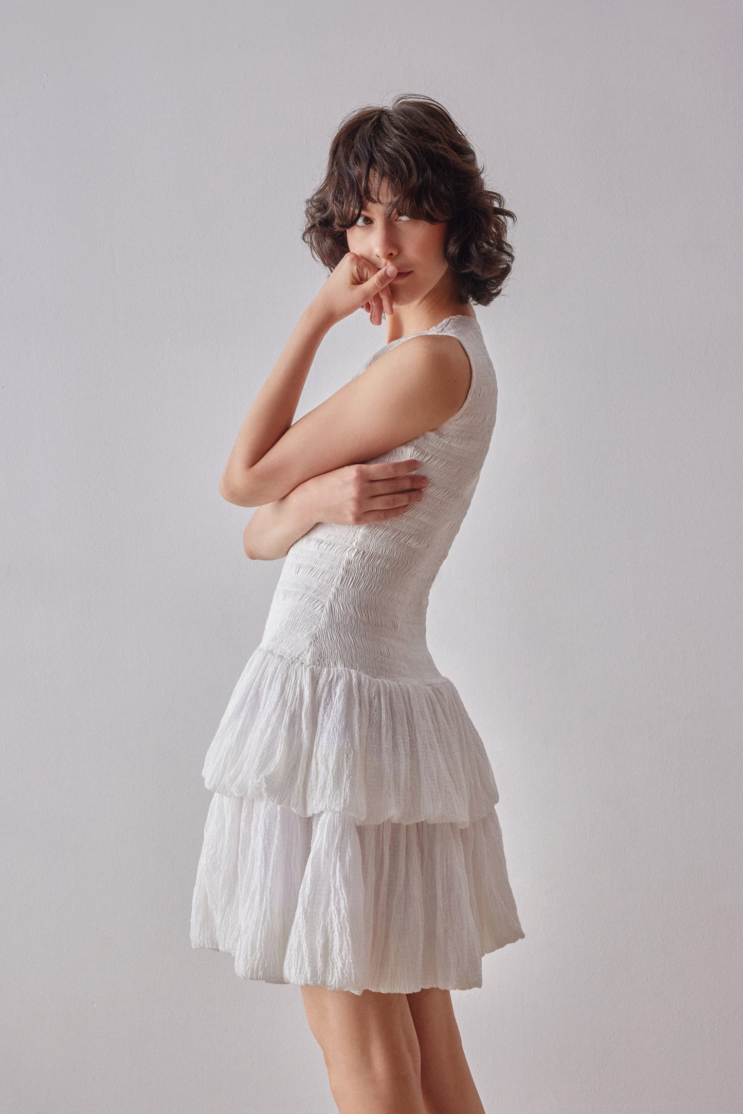 Emilia Dress - White