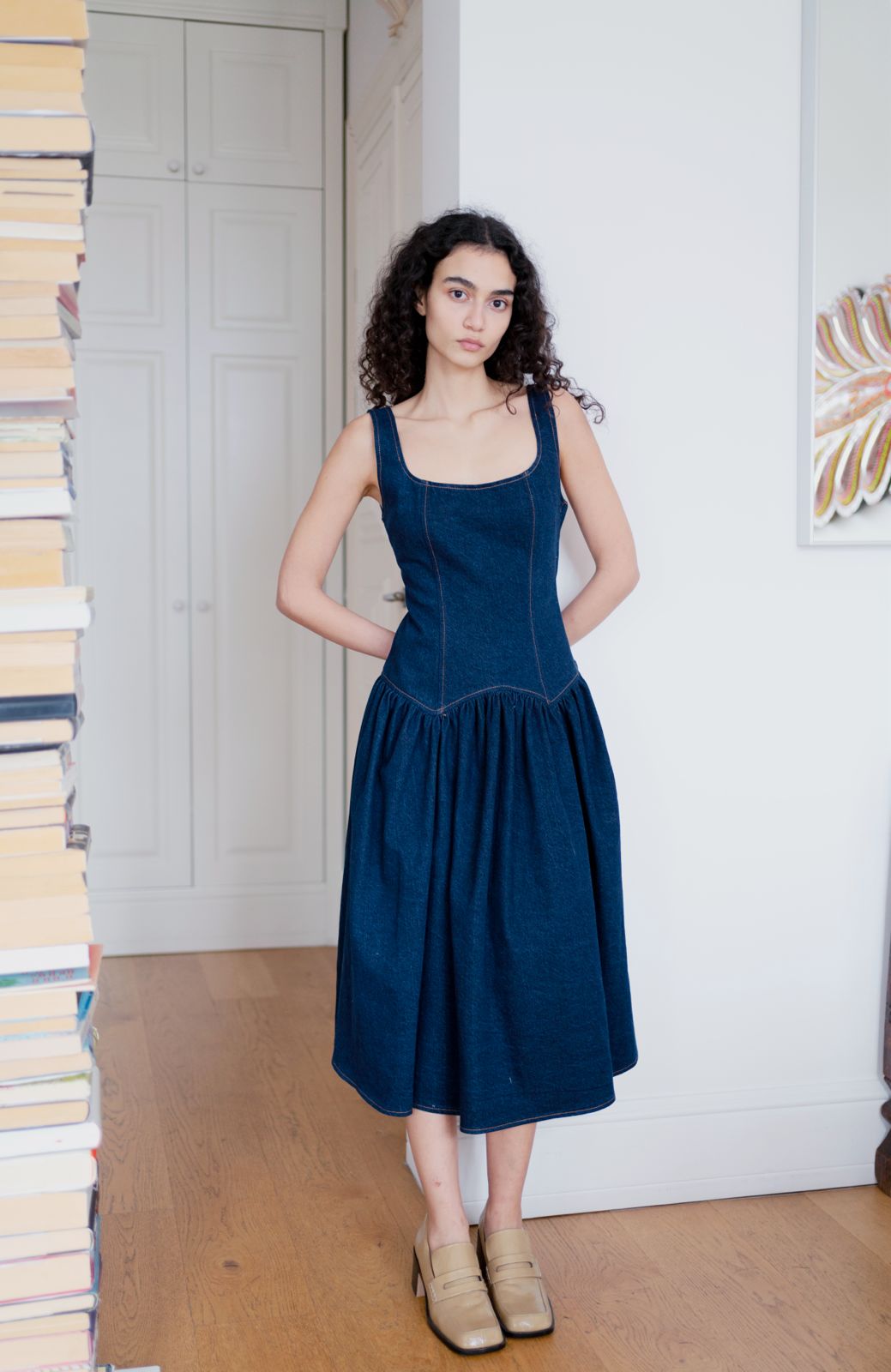 Danielle Dress - Dark Denim