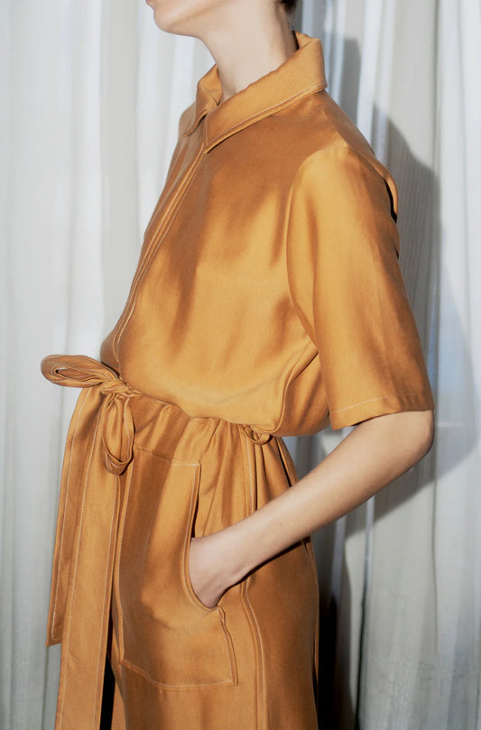 SAMPLE Beatrice Boiler Suit - Copper