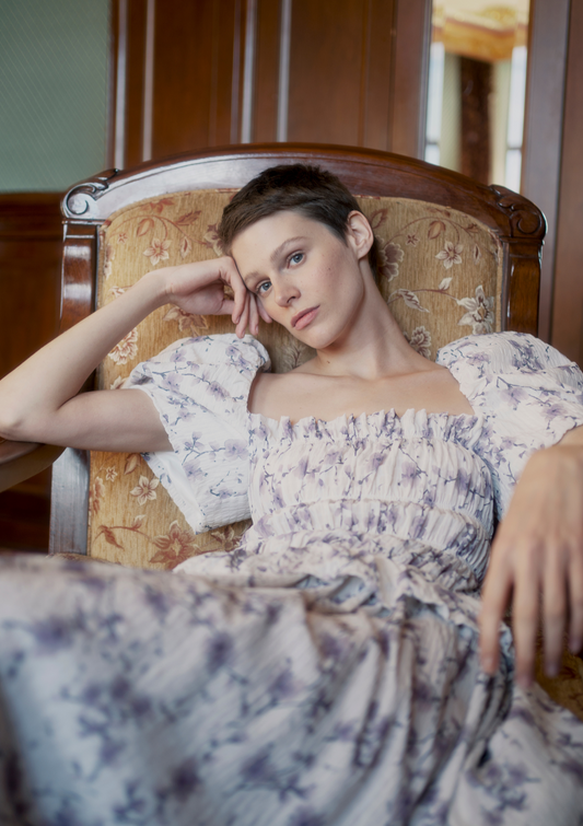 Belle Dress - Flower Print